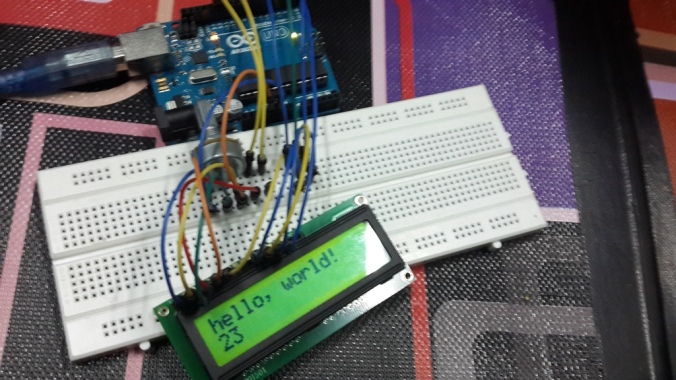 Arduino dengan LCD